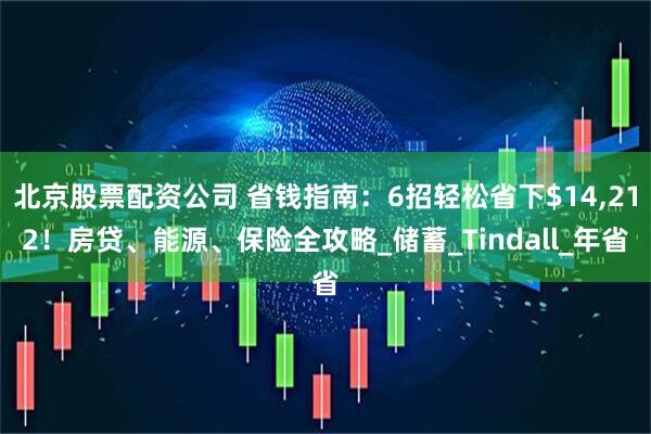 北京股票配资公司 省钱指南：6招轻松省下$14,212！房贷、能源、保险全攻略_储蓄_Tindall_年省