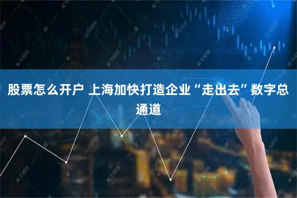 股票怎么开户 上海加快打造企业“走出去”数字总通道
